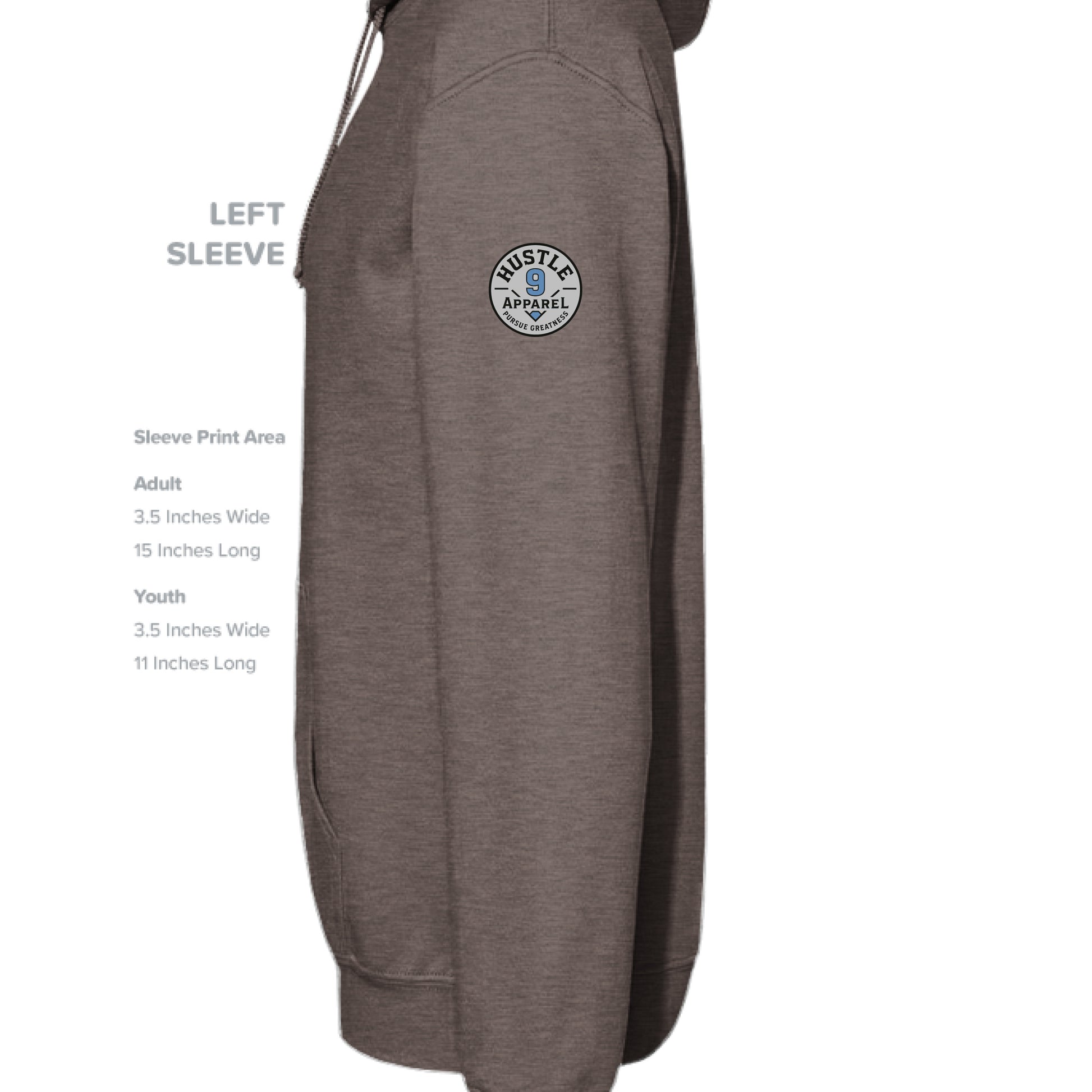 Charcoal Hthr - SLEEVE_LEFT