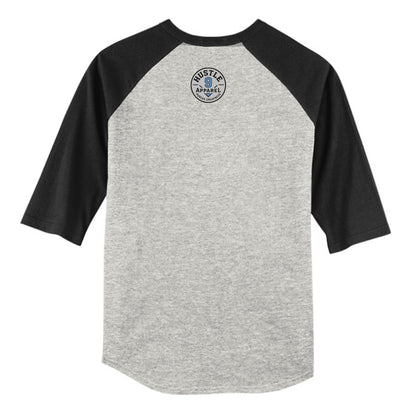 HEATHER GREY / BLACK - BACK