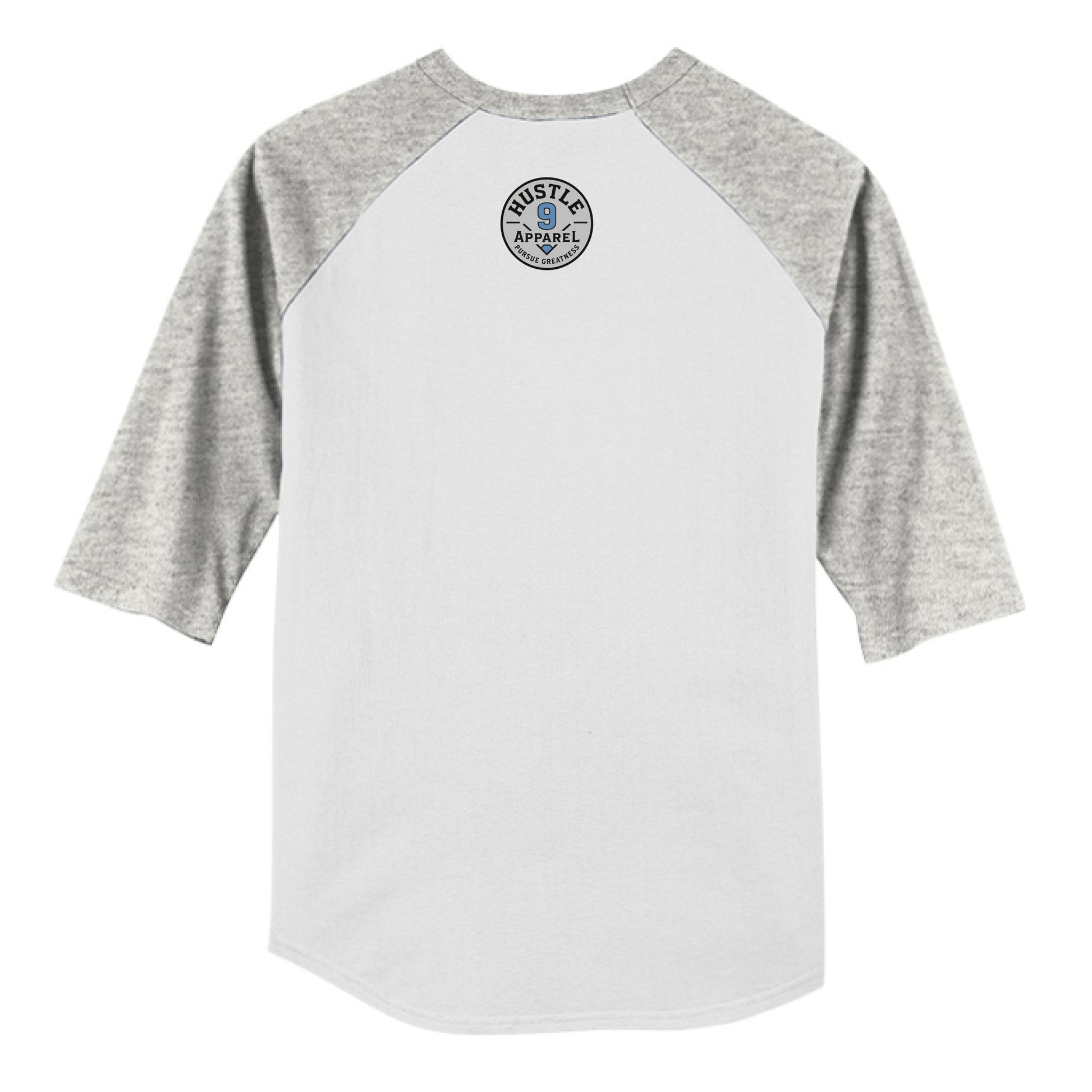 WHITE / HEATHER GREY - BACK
