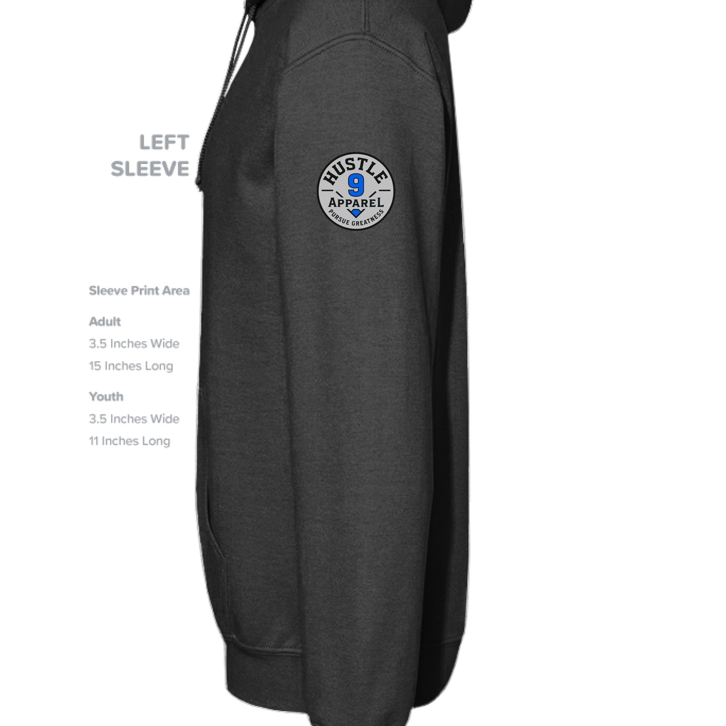 DTG Dark Grey - SLEEVE_LEFT