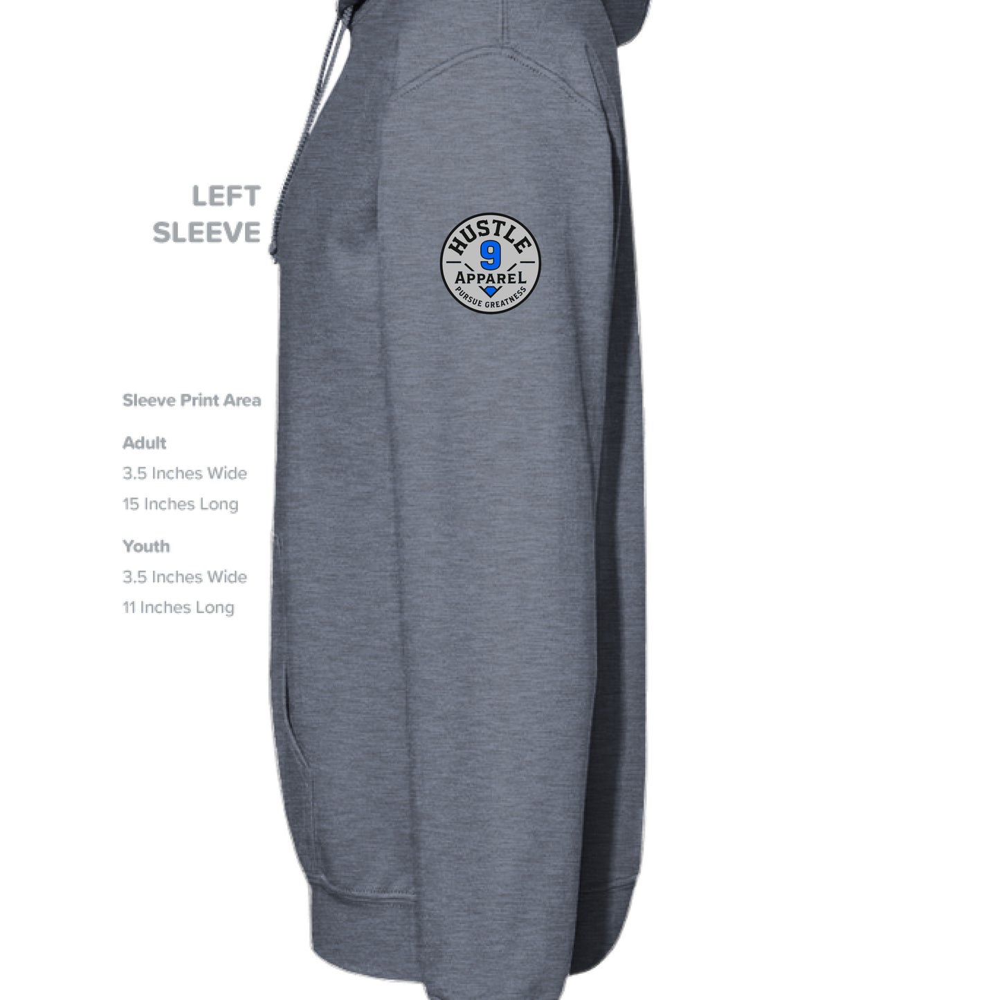 Heathered Navy - SLEEVE_LEFT