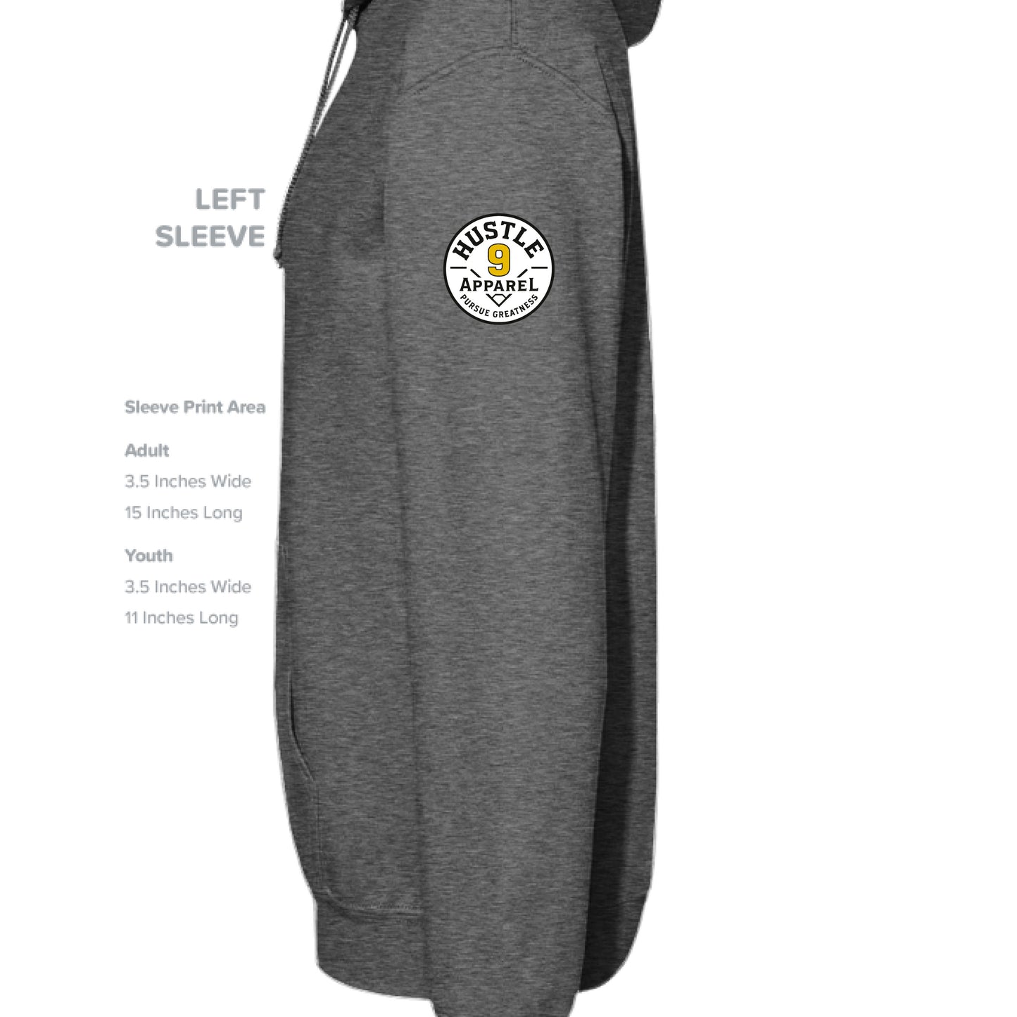 DK GRAY HEATHER - SLEEVE_LEFT