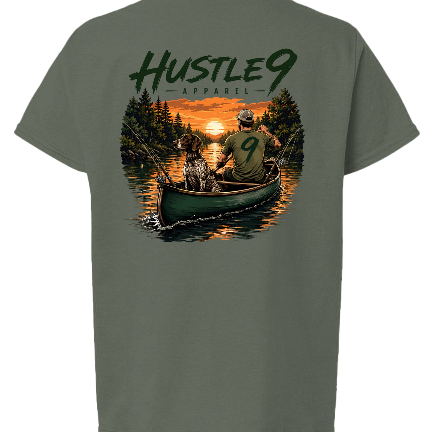 Military Green - G640B - BACK